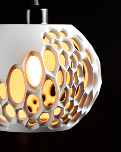 Pendant Light, Minimalist Sculptural Shade, Kitchen Island Accent, Bedside Fixture