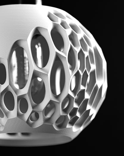 Pendant Light, Minimalist Sculptural Shade, Kitchen Island Accent, Bedside Fixture