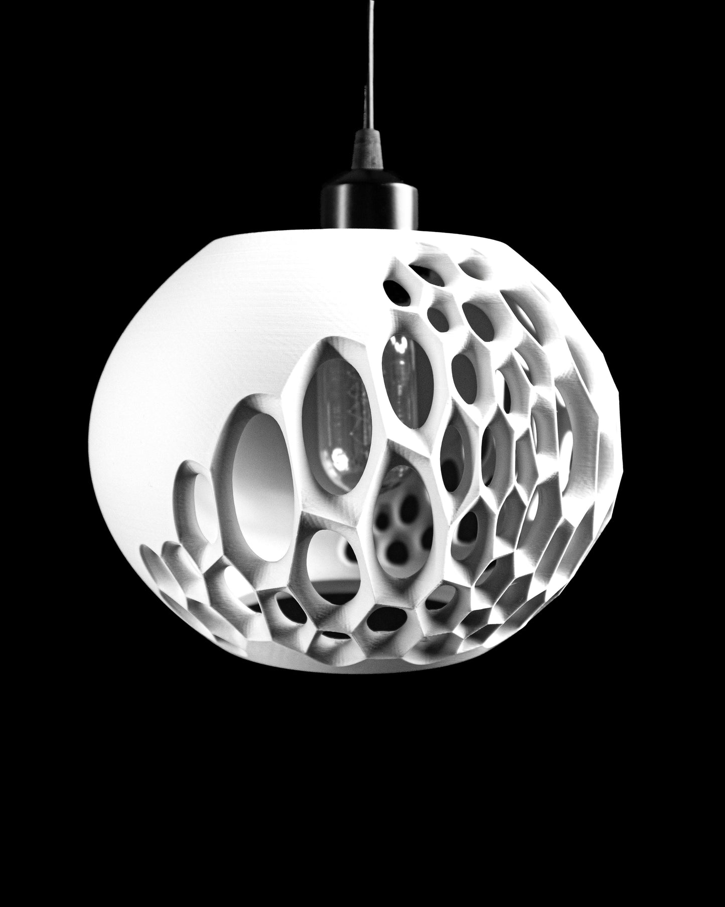 Pendant Light, Elegant Minimalist Sculptural Shade, Kitchen Island Bedside Fixture