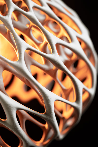 Pendant Light, Twisted Shade, Island Lighting, Japandi Modern Sculptural Minimalist