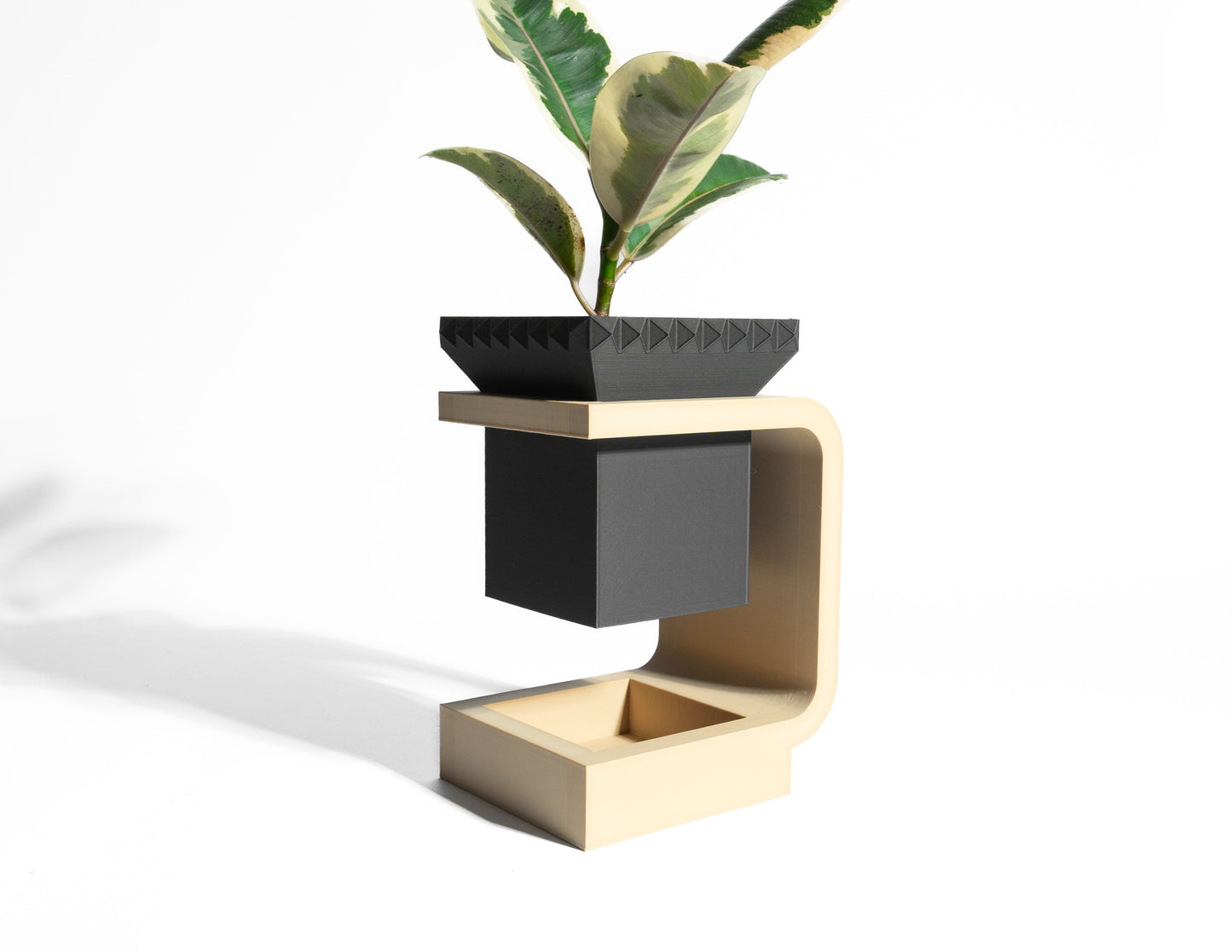 Planter Pot, Succulent Holder, Minimalist Desk Organizer, Scandinavian Contemporary Elegance