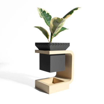 Planter Pot, Succulent Holder, Minimalist Desk Organizer, Scandinavian Contemporary Elegance