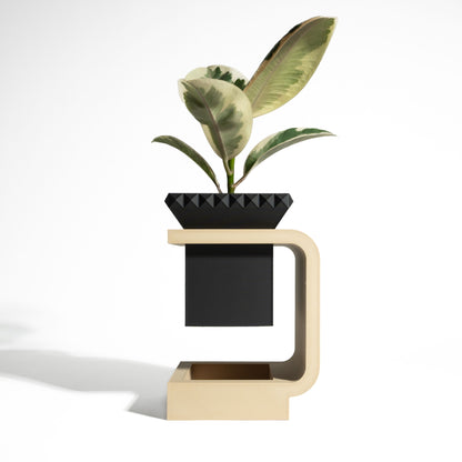 Planter Pot, Succulent Holder, Minimalist Desk Organizer, Scandinavian Contemporary Elegance