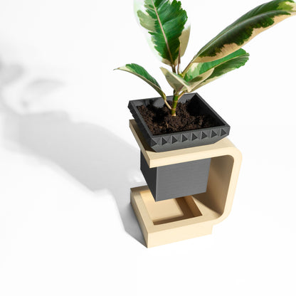 Planter Pot, Succulent Holder, Minimalist Desk Organizer, Scandinavian Contemporary Elegance