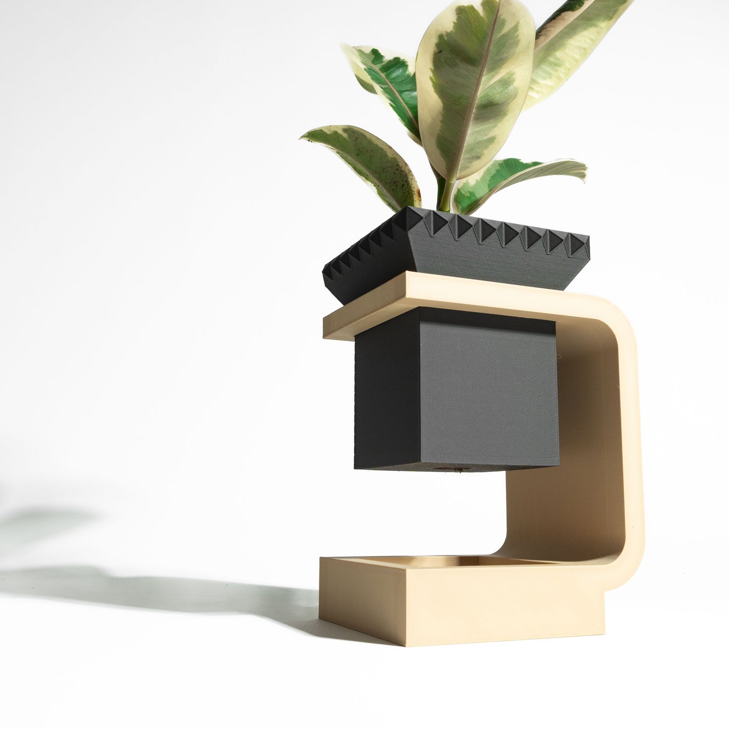 Planter Pot, Succulent Holder, Minimalist Desk Organizer, Scandinavian Contemporary Elegance