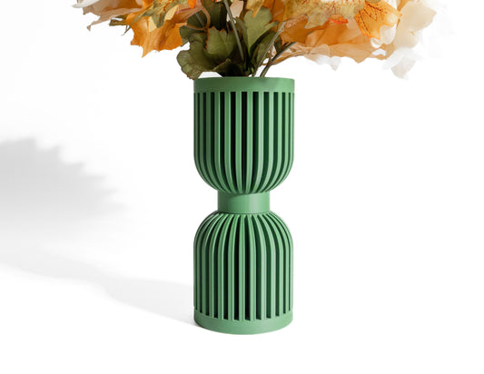 Geometric Vase, Contemporary Tabletop Decor, Minimalist Desk Organizer, Flower Vessel