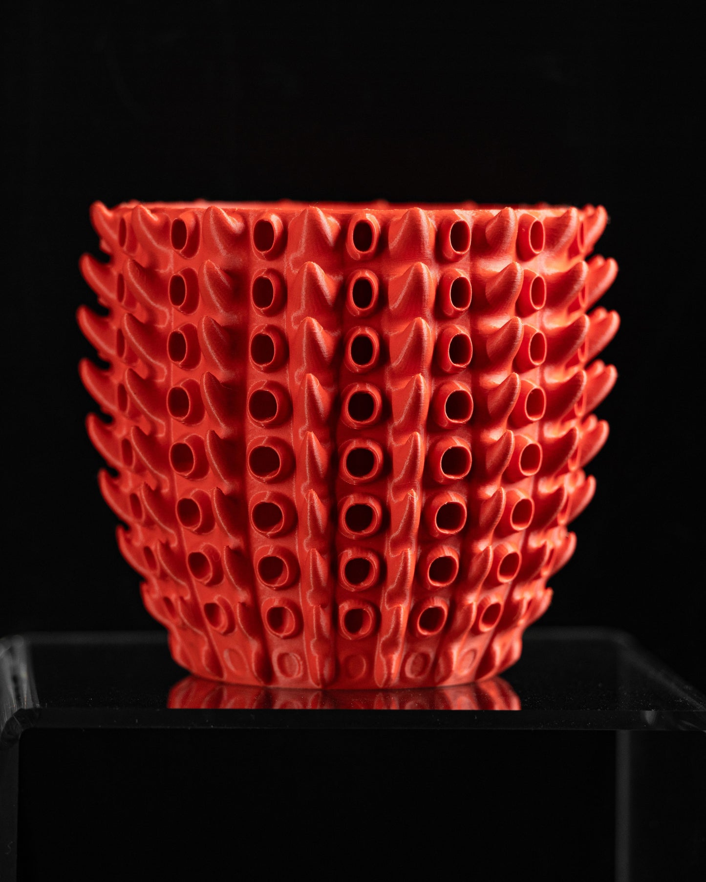 Planter Pot, Barnacle Inspired Succulent Vessel, Desktop Herb Holder, Contemporary