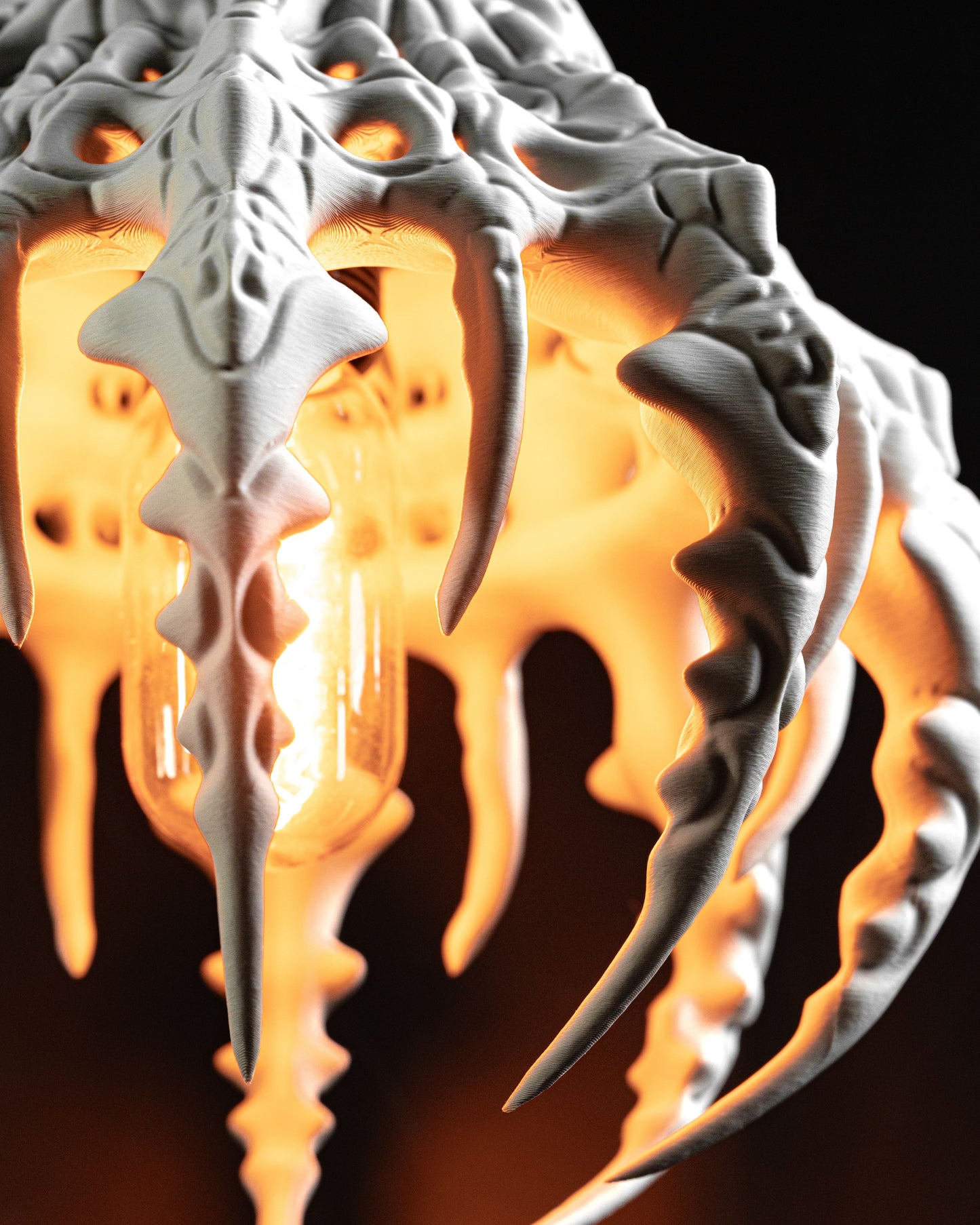 Pendant Light, Sculptural Ceiling Shade, Modern Island Illumination Statement Fixture