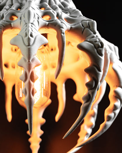 Pendant Light, Sculptural Ceiling Shade, Modern Island Illumination Statement Fixture