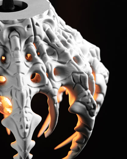 Pendant Light, Sculptural Ceiling Shade, Modern Island Illumination Statement Fixture