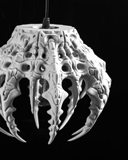 Pendant Light, Sculptural Ceiling Shade, Modern Island Illumination Statement Fixture