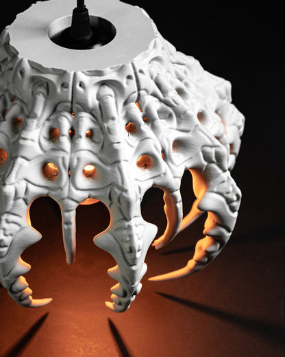 Pendant Light, Sculptural Ceiling Shade, Modern Island Illumination Statement Fixture