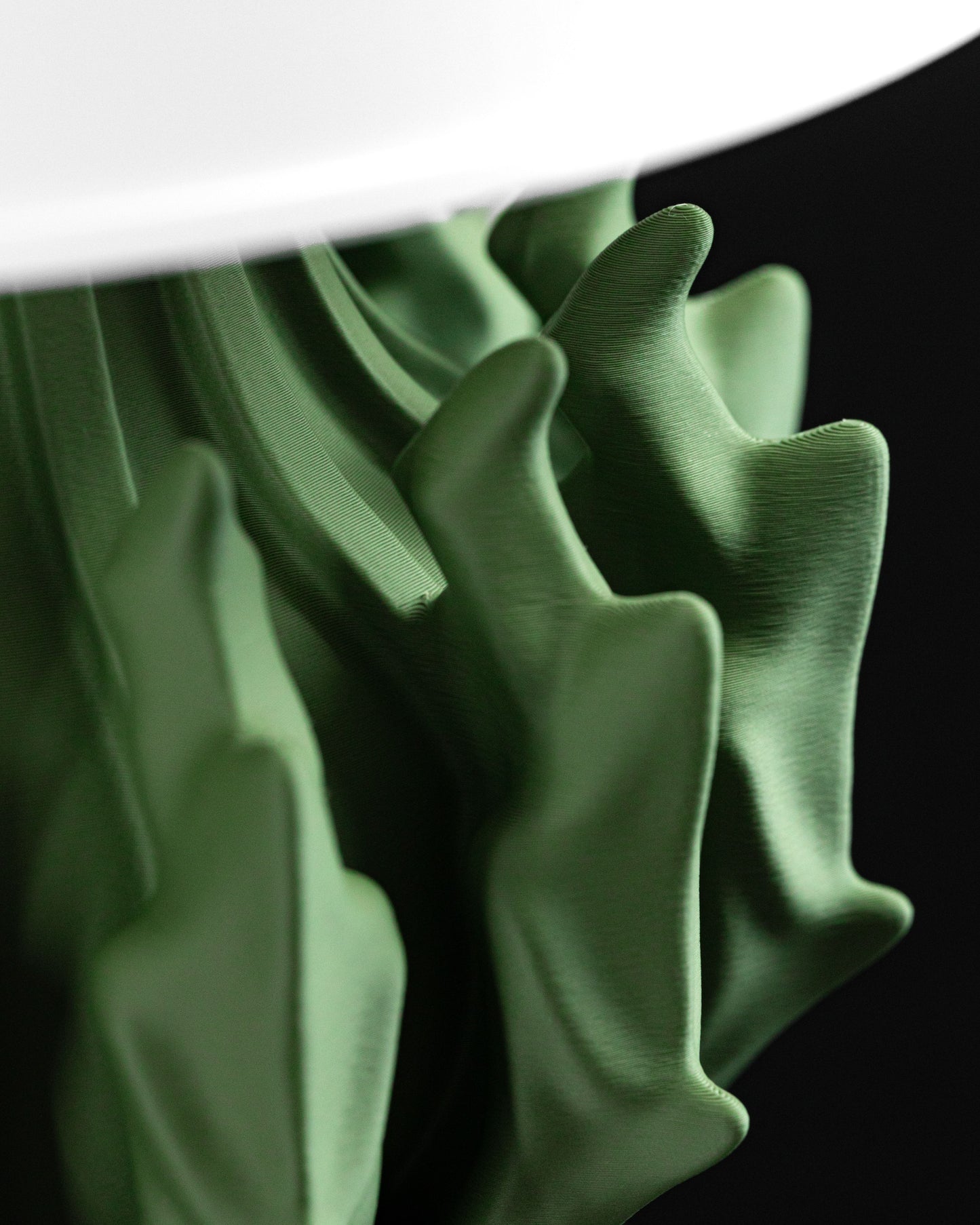 bedside lamp, ambient nightstand light sculptural reading glow contemporary elegant