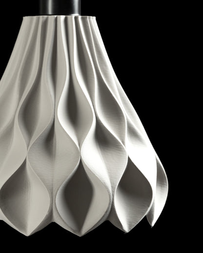 Fractal Pendant Light, Geometric Lamp Shade, Kitchen-Island Statement, Soft Cozy Mood Accent, Art Deco