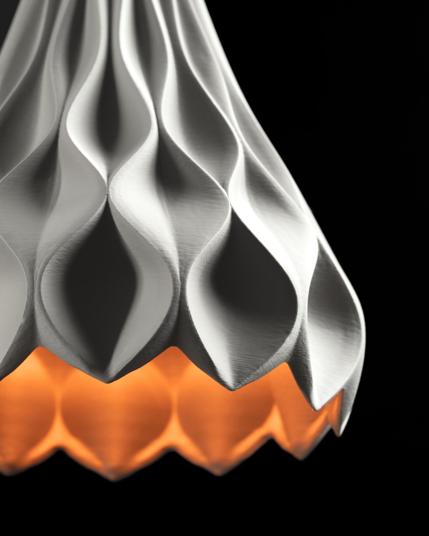 Fractal Pendant Light, Geometric Lamp Shade, Kitchen-Island Statement, Soft Cozy Mood Accent, Art Deco