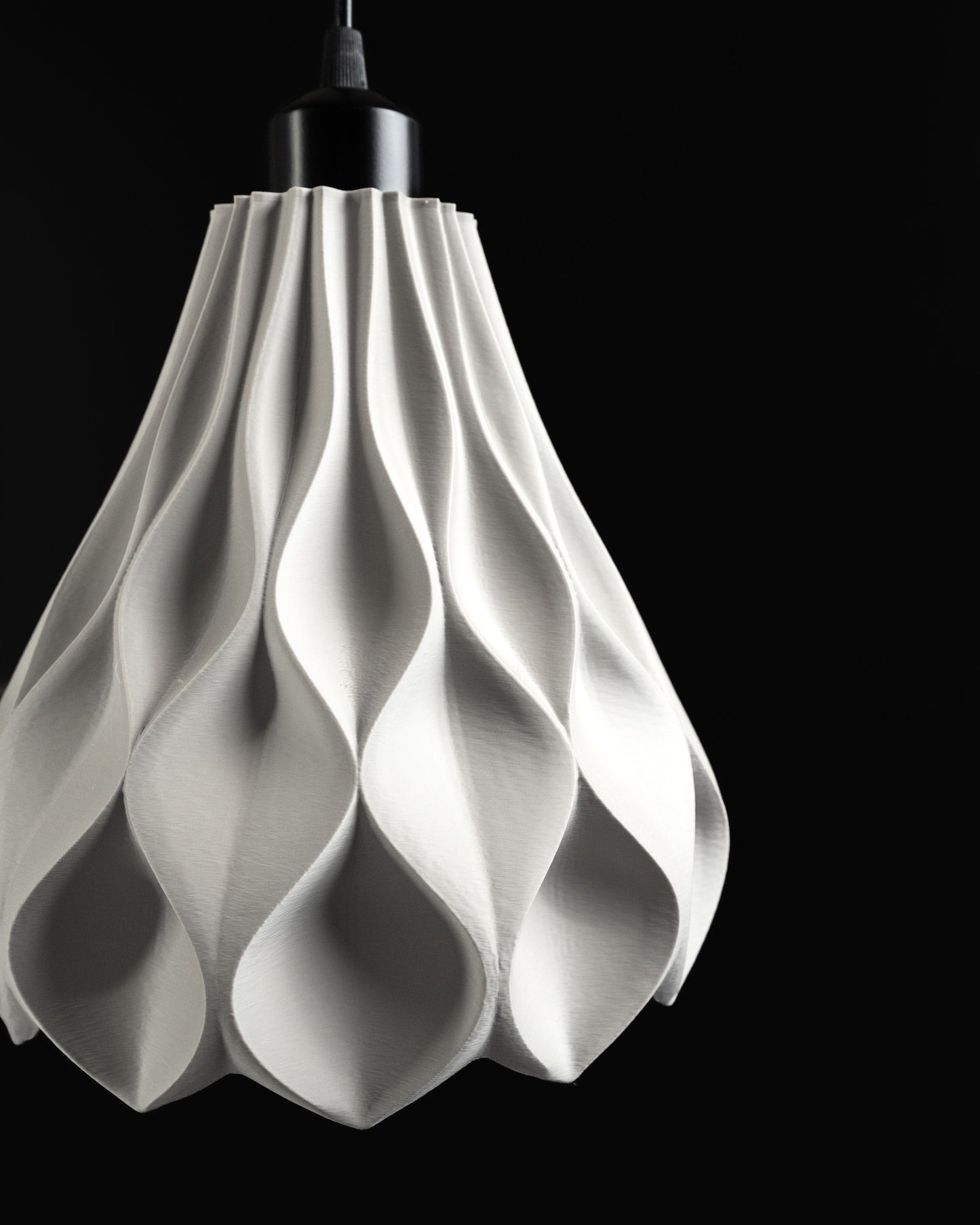 Fractal Pendant Light, Geometric Lamp Shade, Kitchen-Island Statement, Soft Cozy Mood Accent, Art Deco