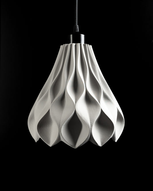 Fractal Pendant Light, Geometric Lamp Shade, Kitchen-Island Statement, Soft Cozy Mood Accent, Art Deco