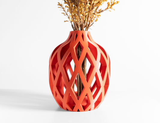 Modern Vase, Sculptural Minimalist Centerpiece, Table Decor, Floral Display, Contemporary Gift