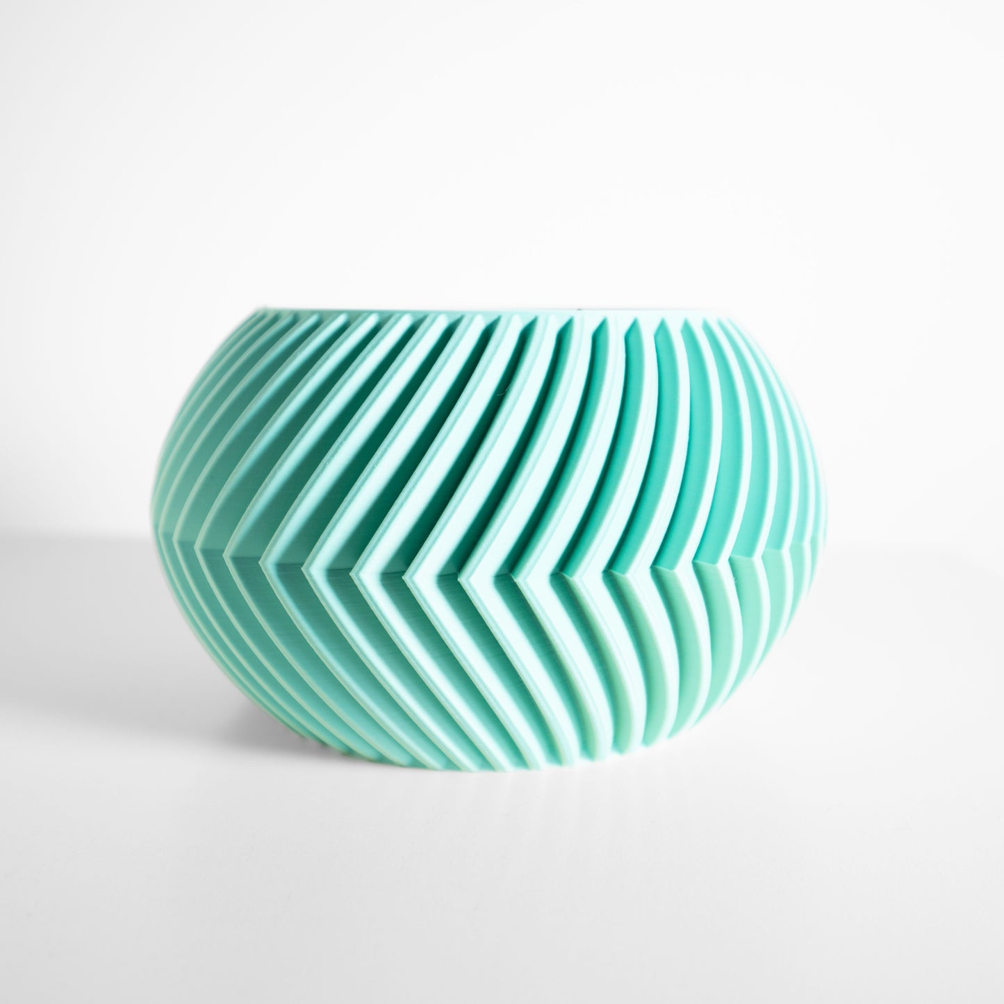 Geometric Echo Planter Pot, Indoor Plant Vessel, Desk Herb Holder, Stoneware-Inspired Stylish Decor Accent