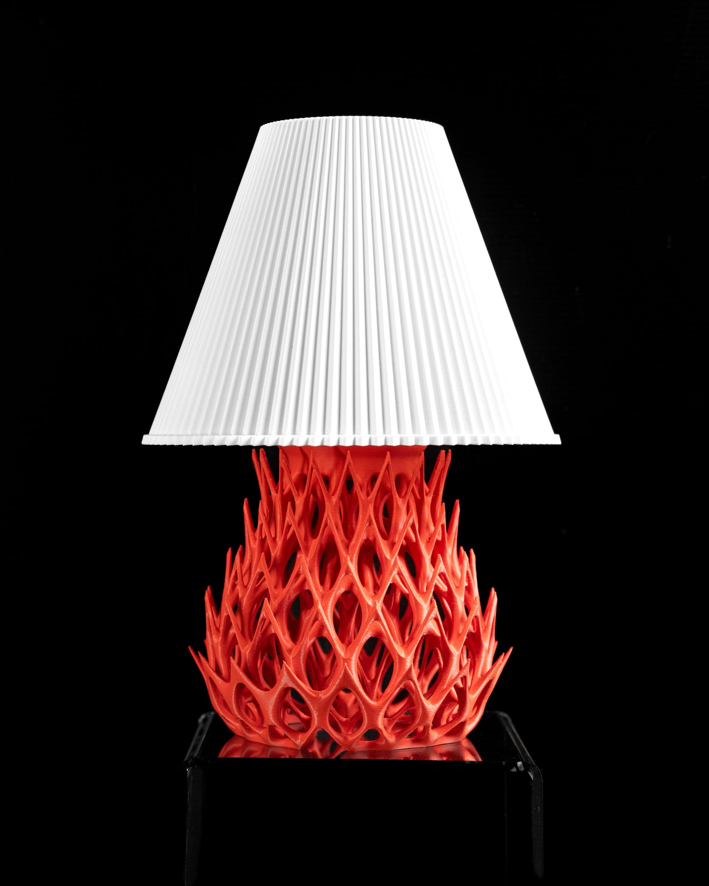 Table Lamp, Bedside Light, Desk Accent, Sculptural Nightstand Contemporary Organic