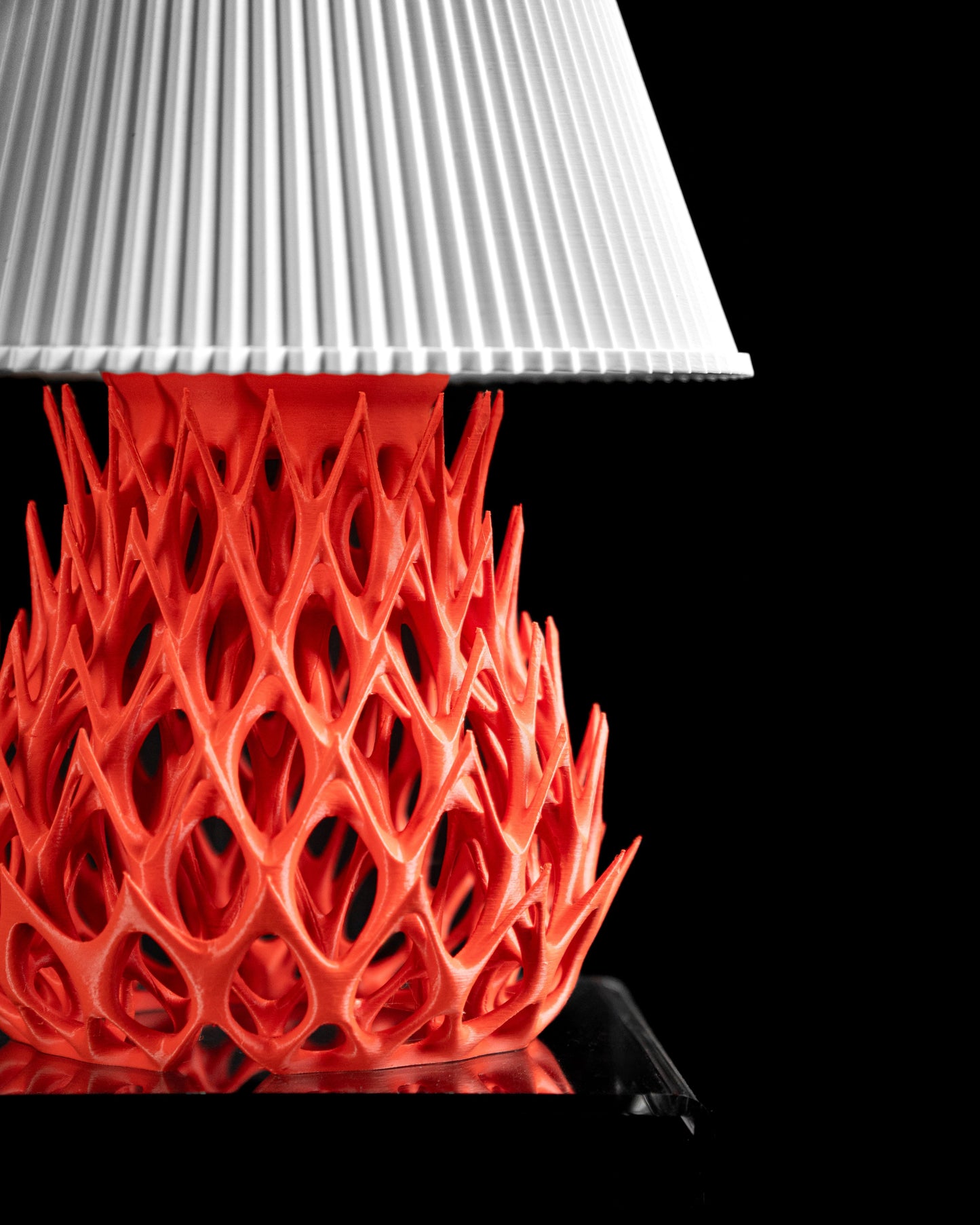 Table Lamp, Bedside Light, Desk Accent, Sculptural Nightstand Contemporary Organic