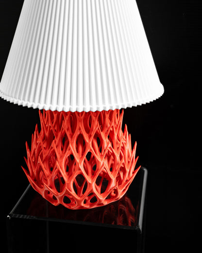 Table Lamp, Bedside Light, Desk Accent, Sculptural Nightstand Contemporary Organic