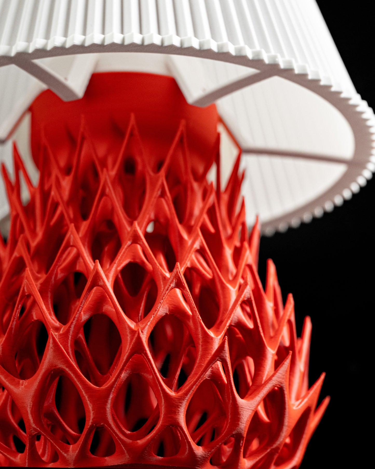 Table Lamp, Bedside Light, Desk Accent, Sculptural Nightstand Contemporary Organic