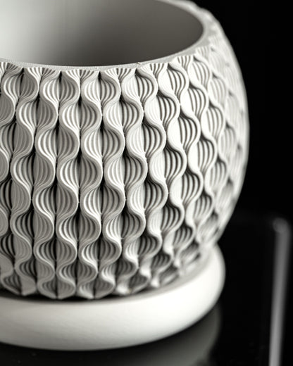 Planter Pot, Succulent Container, Indoor Plant Holder, Planter Desktop Accent, Minimalist