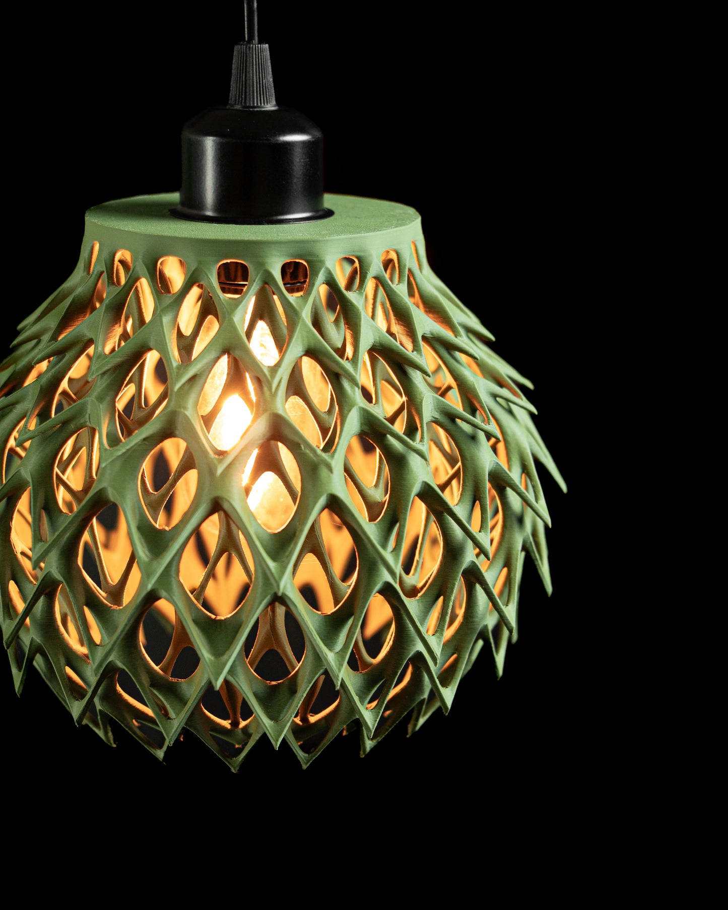 Pendant Light, Sculptural Shade Modern, Kitchen Island Diningroom Accentpiece Fixture