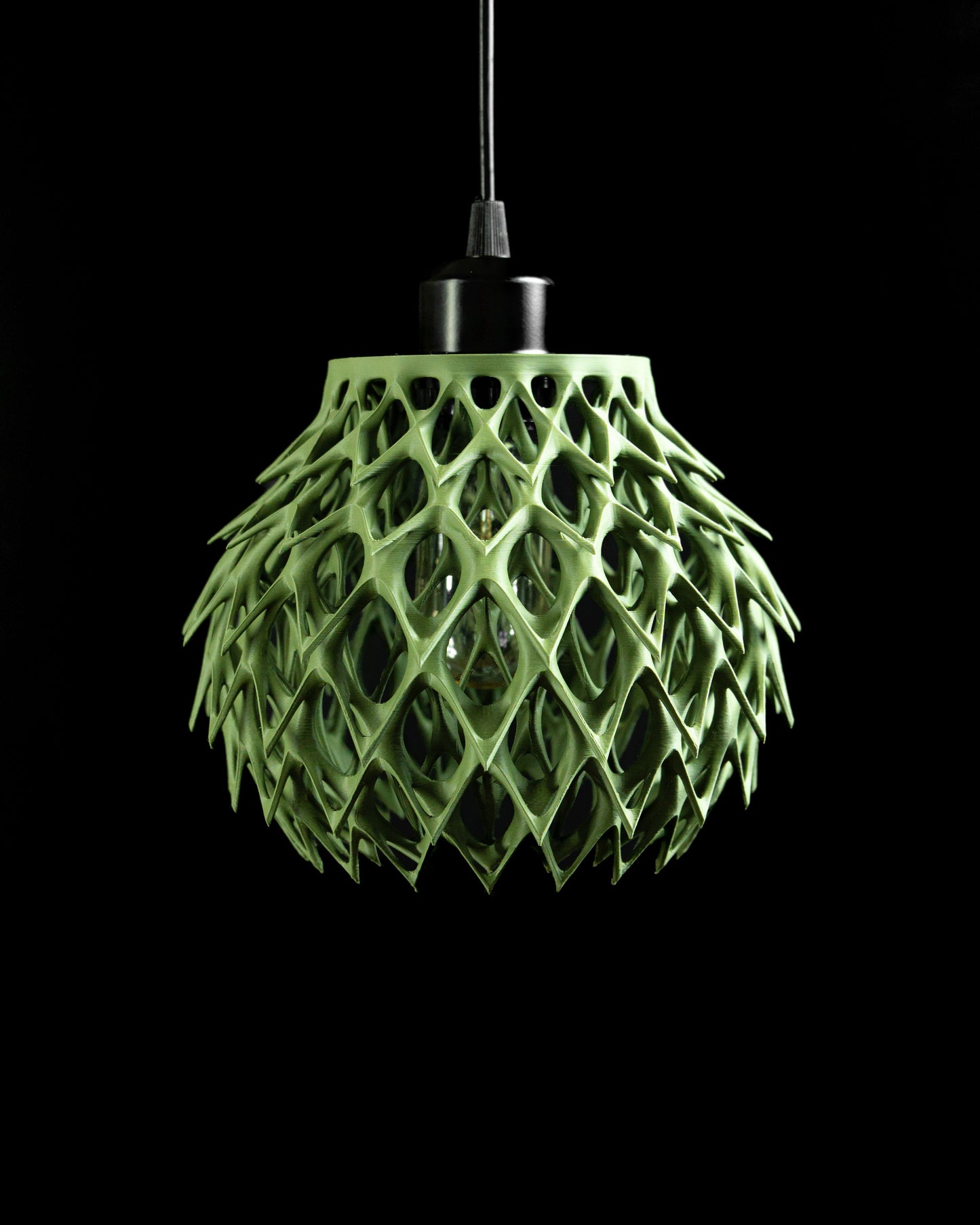 Pendant Light, Sculptural Shade Modern, Kitchen Island Diningroom Accentpiece Fixture