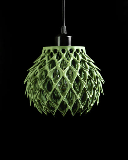 Pendant Light, Sculptural Shade Modern, Kitchen Island Diningroom Accentpiece Fixture