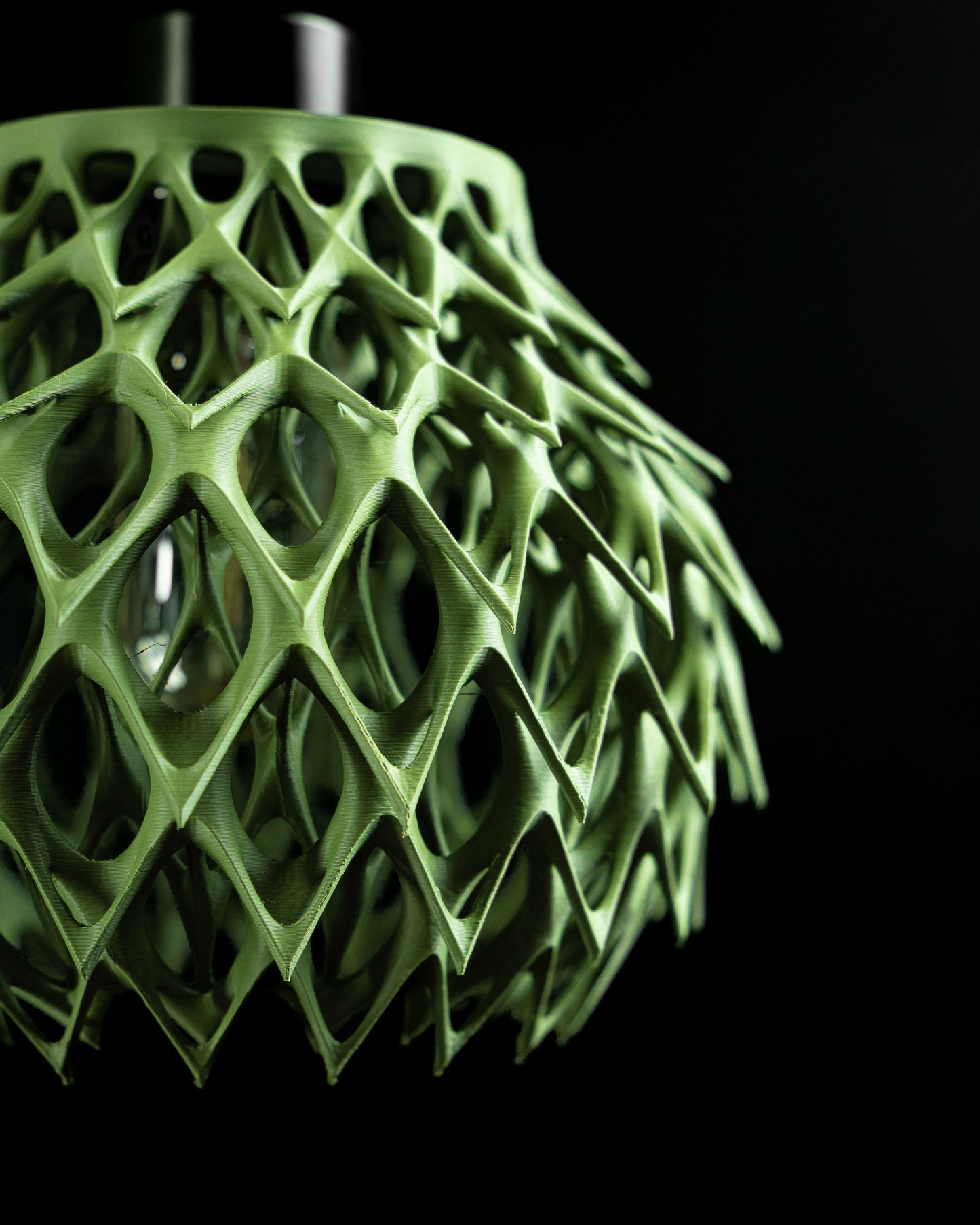 Pendant Light, Sculptural Shade Modern, Kitchen Island Diningroom Accentpiece Fixture