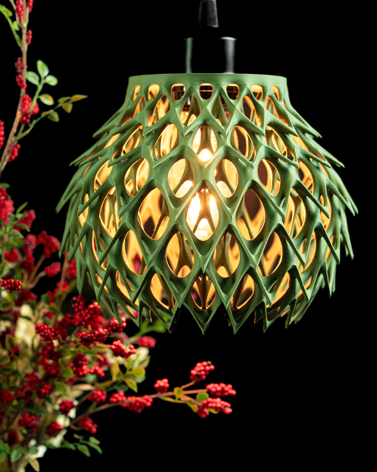 Pendant Light, Sculptural Shade Modern, Kitchen Island Diningroom Accentpiece Fixture