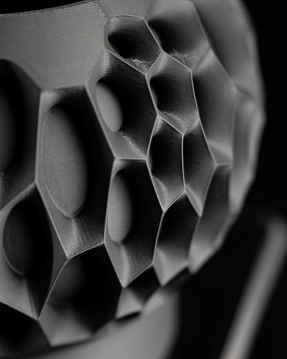 Planter Pot, Minimalist Contemporary Succulent, Indoor Desk Organizer, White Textured