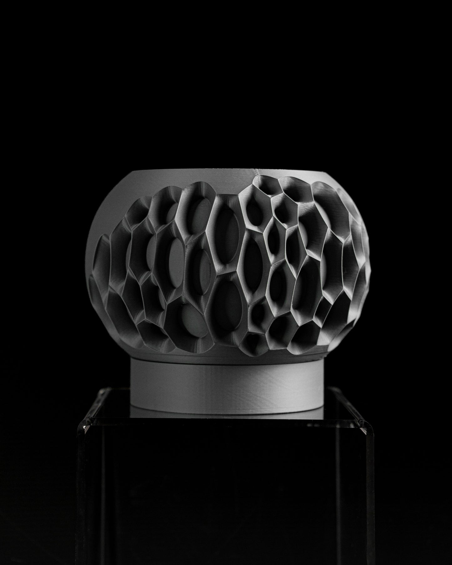 Planter Pot, Minimalist Contemporary Succulent, Indoor Desk Organizer, White Textured