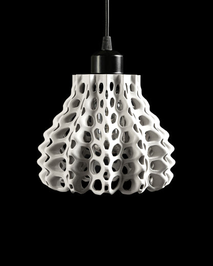 Pendant Light, Honeycomb Shade, Ceiling Lamp, Kitchen Island Accent, Minimalist.