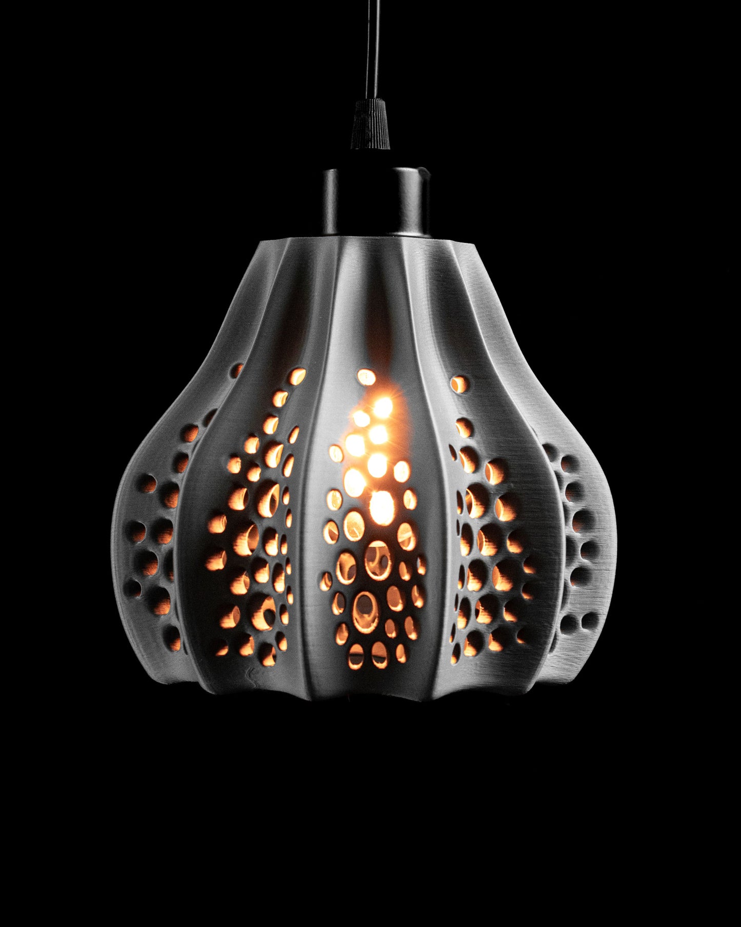 Unique Pendant Light, Artistic Hanging Kitchen Island Lamp, E26 Premium-Matte Fixture, Geometric Japandi Decor