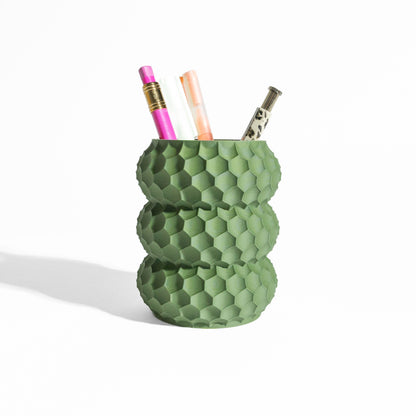 Pen Holder Pencil Cup, Desk Organizer, Minimalist Office Accessory, Makeup Brush Container, Toothbrush Stand