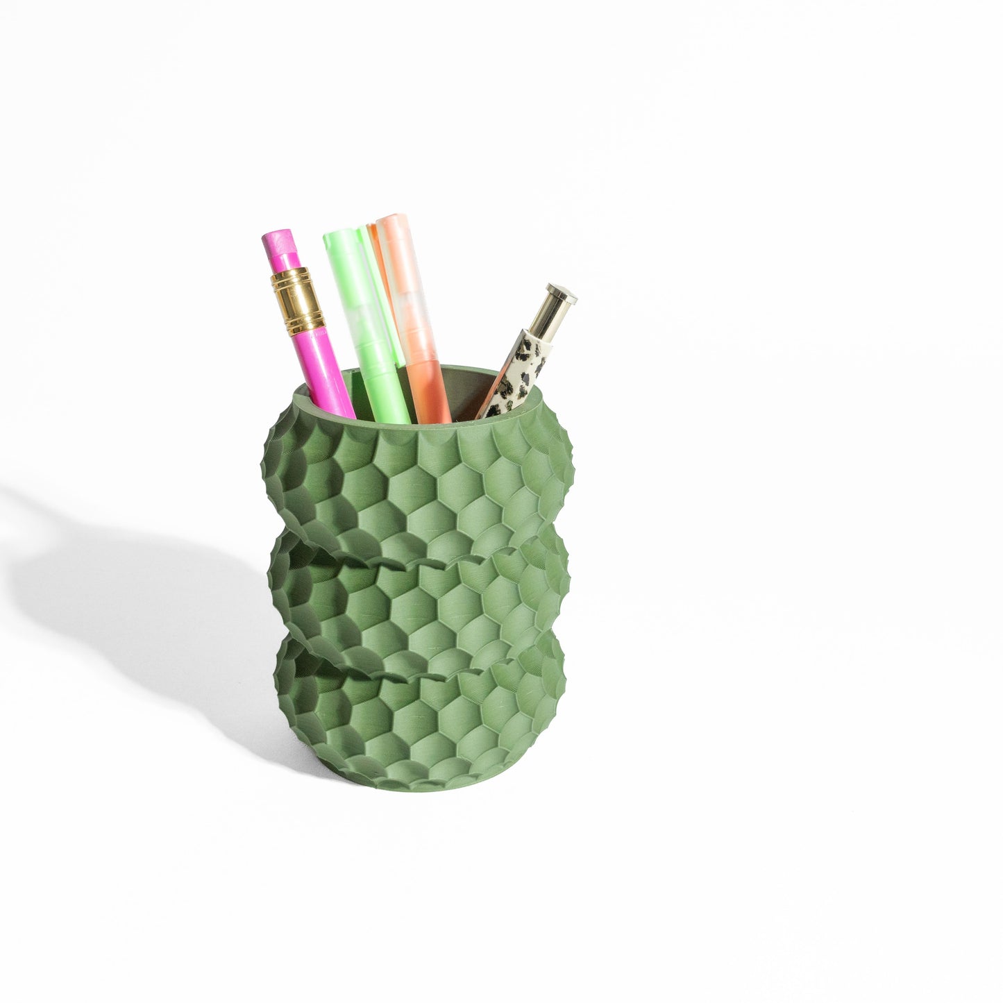 Pen Holder Pencil Cup, Desk Organizer, Minimalist Office Accessory, Makeup Brush Container, Toothbrush Stand