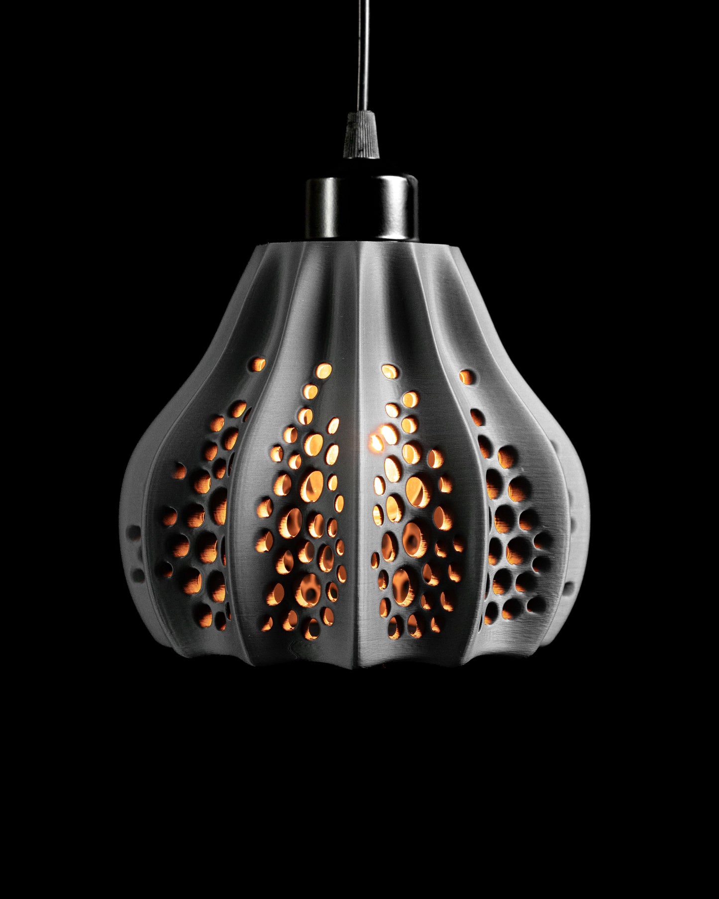 Unique Pendant Light, Artistic Hanging Kitchen Island Lamp, E26 Premium-Matte Fixture, Geometric Japandi Decor