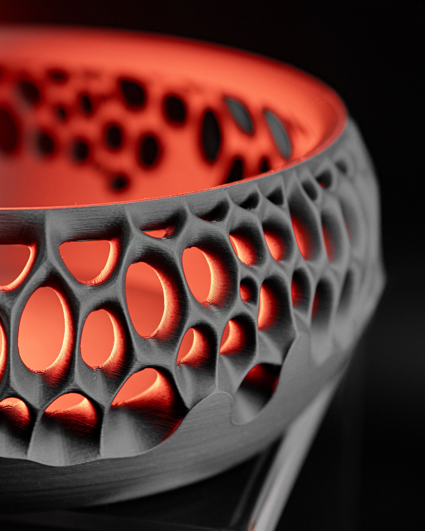 Modern Storage Container, Twist Lidded Organizer, Countertop Jar, Vanity Catchall, Reusable Kitchen Fruits Bowl