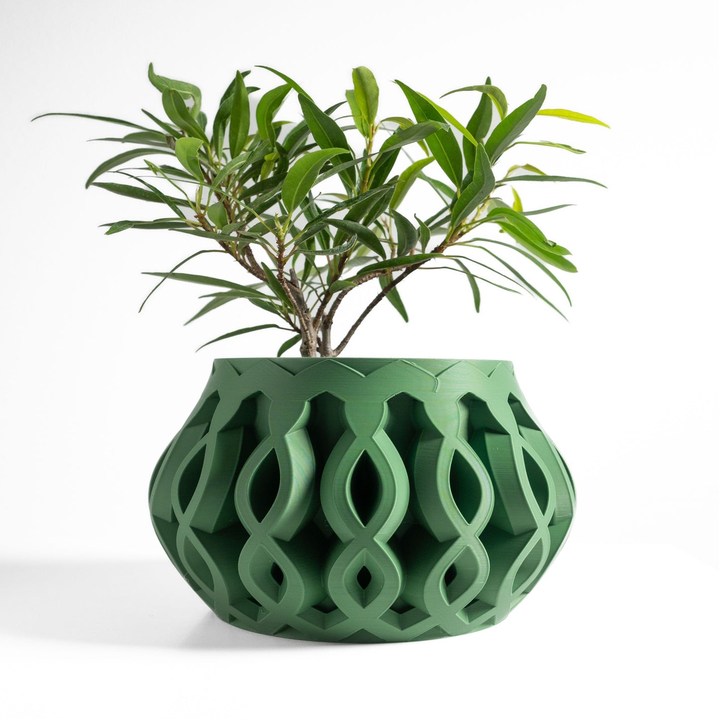 Planter Pot, Sculptural Botanical Vessel, Palm Holder, Mid Century Ivy Container, Indoor Jungle Piece