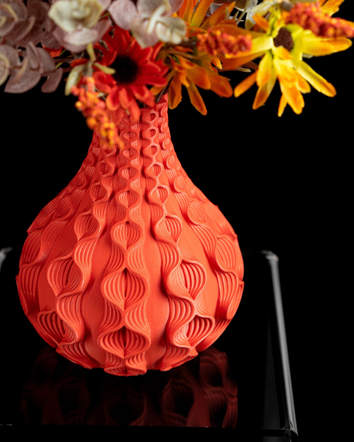 Vase Bloom, Artistis Floral Vessel, Tabletop Accent, Matte, Modern Geometric, Space Addition, Art Deco