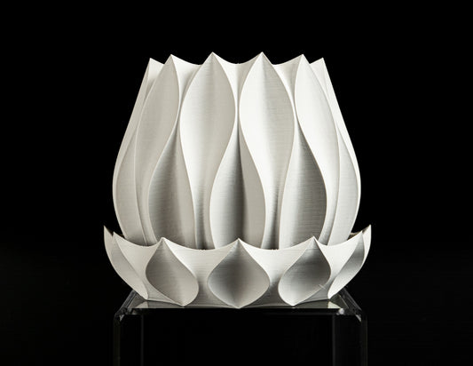 Planter Pot, Architectural Succulent Holder, Indoor Herb Container, Modern Organizer