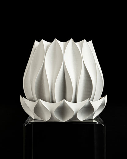 Planter Pot, Architectural Succulent Holder, Indoor Herb Container, Modern Organizer