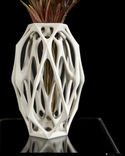 Geometric Vase, Mantis Sculptural Planter, Tabletop Accent, Desk Organizer, Contemporary