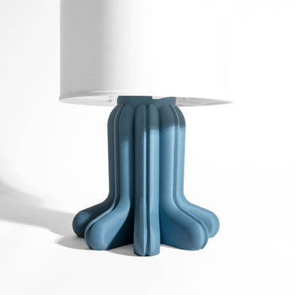 Bedside Lamp, Nightstand Illumination Ambient Reading Glow, Cozy SculpturalTextured Accent