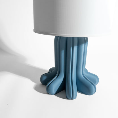 Bedside Lamp, Nightstand Illumination Ambient Reading Glow, Cozy SculpturalTextured Accent