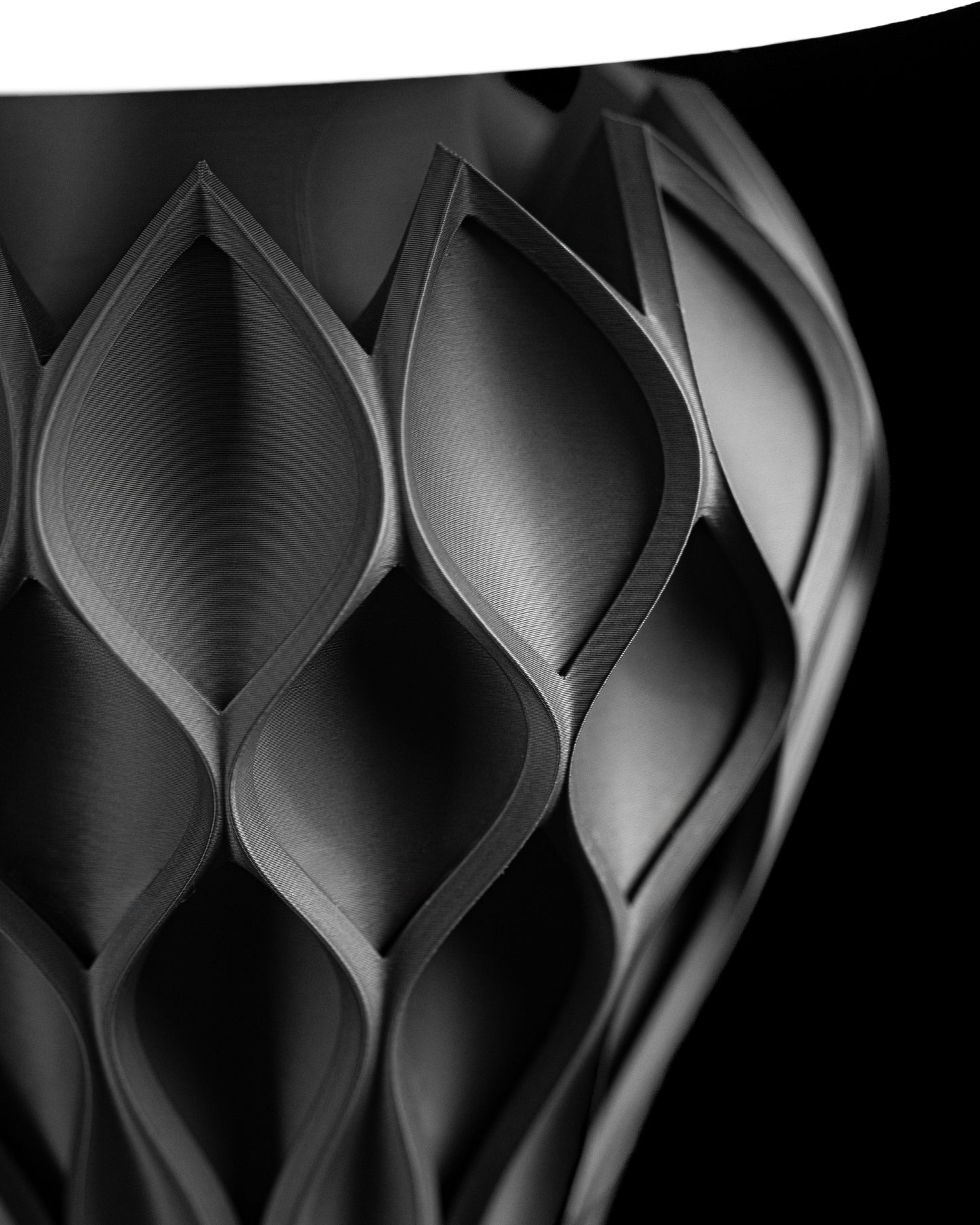 Bedside Lamp, Sculptural Night Light, Minimalist Desk Illuminator, Contemporary Shade