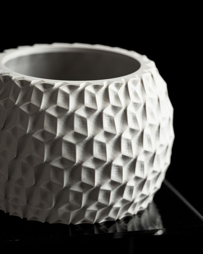 Hexagon Planter, Indoor Succulent Pot, Modern Desk Container, Home Decoration, Minimalist Plant Accent